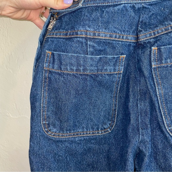 Dries Van Noten High Rise Wide Leg Flare Side Zip Sailor Jeans - Picture 4 of 10